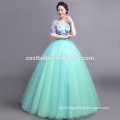 Quinceanera dresses ball gown fashionable long sleeve dresses exquisite blue wedding dress ball gown